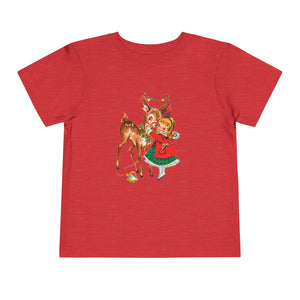 kids vintage Christmas Tshirt