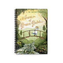 Load image into Gallery viewer, Anne of green gables Spiral Notebook  - Ruled Line - Storybook cover - Journal diary for the bibliophile
