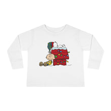 Load image into Gallery viewer, Christmas Snoopy Toddler Long Sleeve Tee
