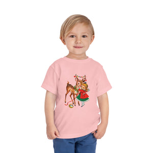 kids vintage Christmas Tshirt