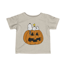 Load image into Gallery viewer, Snoopy Woodstock pumpkin Tshirt - Baby Sizes
