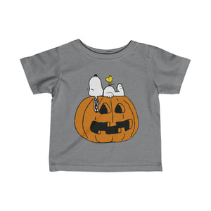 Snoopy Woodstock pumpkin Tshirt - Baby Sizes