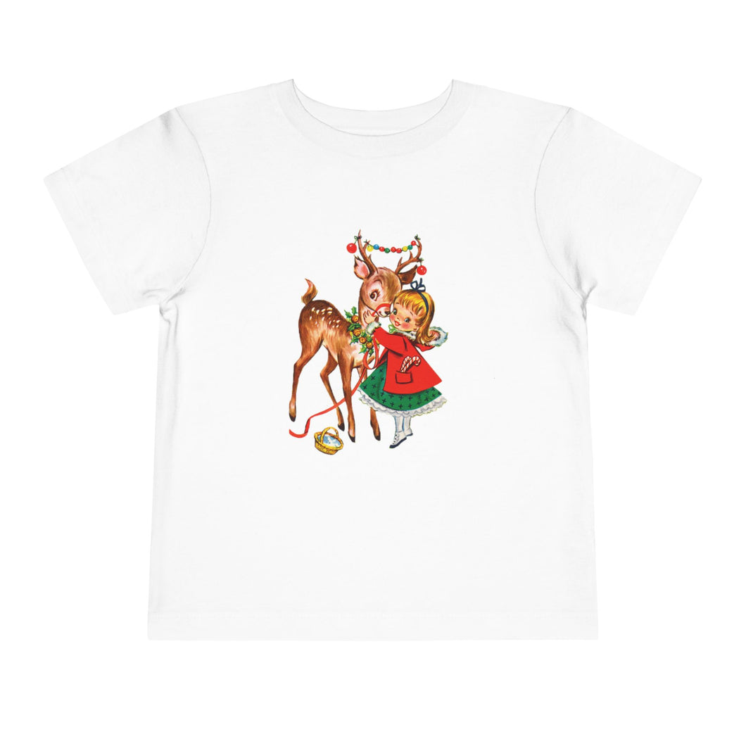 kids vintage Christmas Tshirt