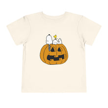 Load image into Gallery viewer, Snoopy Woodstock pumpkin tshirt - Toddler Sizes
