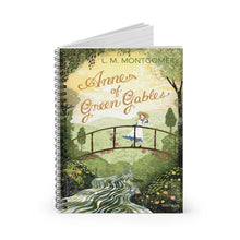 Load image into Gallery viewer, Anne of green gables Spiral Notebook  - Ruled Line - Storybook cover - Journal diary for the bibliophile
