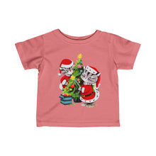 Load image into Gallery viewer, Kids Vintage Christmas cat shirt
