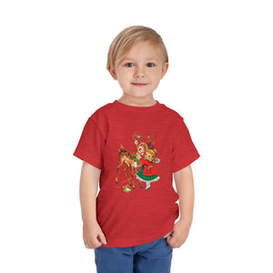 kids vintage Christmas Tshirt