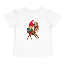 Load image into Gallery viewer, kids vintage christmas elf and reindeer Tshirt
