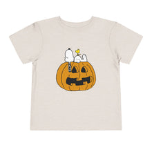 Load image into Gallery viewer, Snoopy Woodstock pumpkin tshirt - Toddler Sizes
