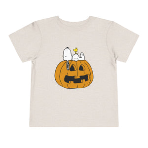 Snoopy Woodstock pumpkin tshirt - Toddler Sizes