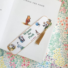 Load image into Gallery viewer, Winnie the Pooh Bookmark - tassel and believe charm
