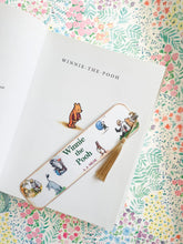 Load image into Gallery viewer, Winnie the Pooh Bookmark - tassel and believe charm
