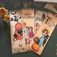 Load image into Gallery viewer, Halloween Bookmarks Set of 4
