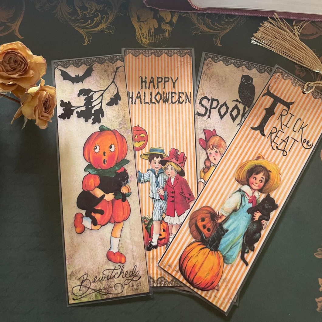 Halloween Bookmarks Set of 4