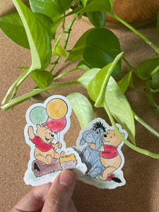 Winnie the Pooh Stickers - PACK of 10