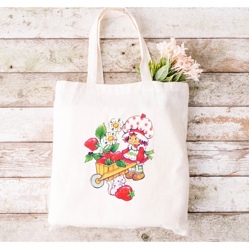 strawberry shortcake tote bag