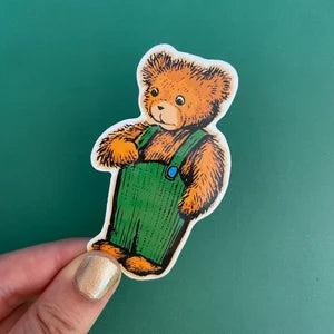 Corduroy Bear Sticker