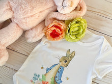 Load image into Gallery viewer, Easter Onesie Peter Rabbit baby Short sleeve bodysuit Spring
