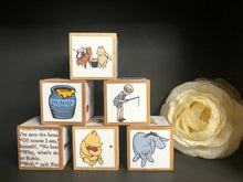 Load image into Gallery viewer, Winnie the Pooh nursery Blocks ~ Classic Collection ~ Pooh Bear and hundred acre wood friends.
