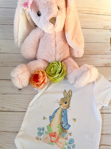 Easter Onesie Peter Rabbit baby Short sleeve bodysuit Spring