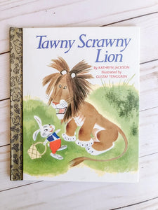 A Little Golden Book - Cinderella -I am a ballerina - Tawny Scrawny lion - Richard Scarry