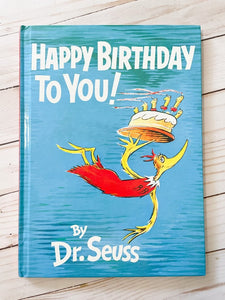 Happy Birthday to You Dr. Seuss Vintage Copy 1987