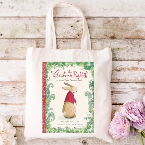 Velveteen Rabbit or how toys become real ,canvas Tote bag Childre