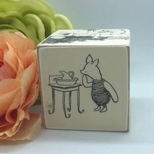 Load image into Gallery viewer, Winnie the Pooh nursery 1 Block ~ Classic wooden block ~ Pooh bear
