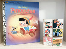 Load image into Gallery viewer, Pinocchio Disney wooden blocks nursery story books
