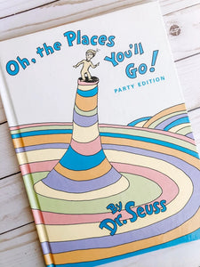 Oh the Places you'll go Dr. Seuss  Vintage 1990