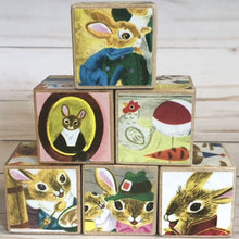 Load image into Gallery viewer, Wood blocks when Bunny grows up - little golden book collection
