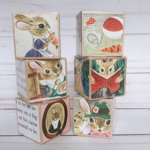 Load image into Gallery viewer, Wood blocks when Bunny grows up - little golden book collection
