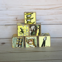 Load image into Gallery viewer, Madeline in Paris Wooden Blocks - Ludwig Bemelmans - story book blocks
