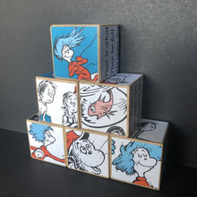 Load image into Gallery viewer, Dr Seuss The Cat in the Hat nursery Blocks
