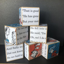 Load image into Gallery viewer, Dr Seuss The Cat in the Hat nursery Blocks
