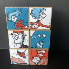 Load image into Gallery viewer, Dr Seuss The Cat in the Hat nursery Blocks
