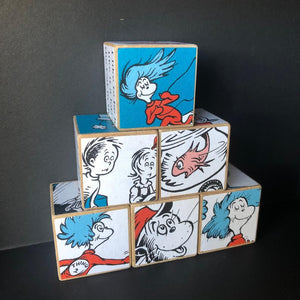 Dr Seuss The Cat in the Hat nursery Blocks