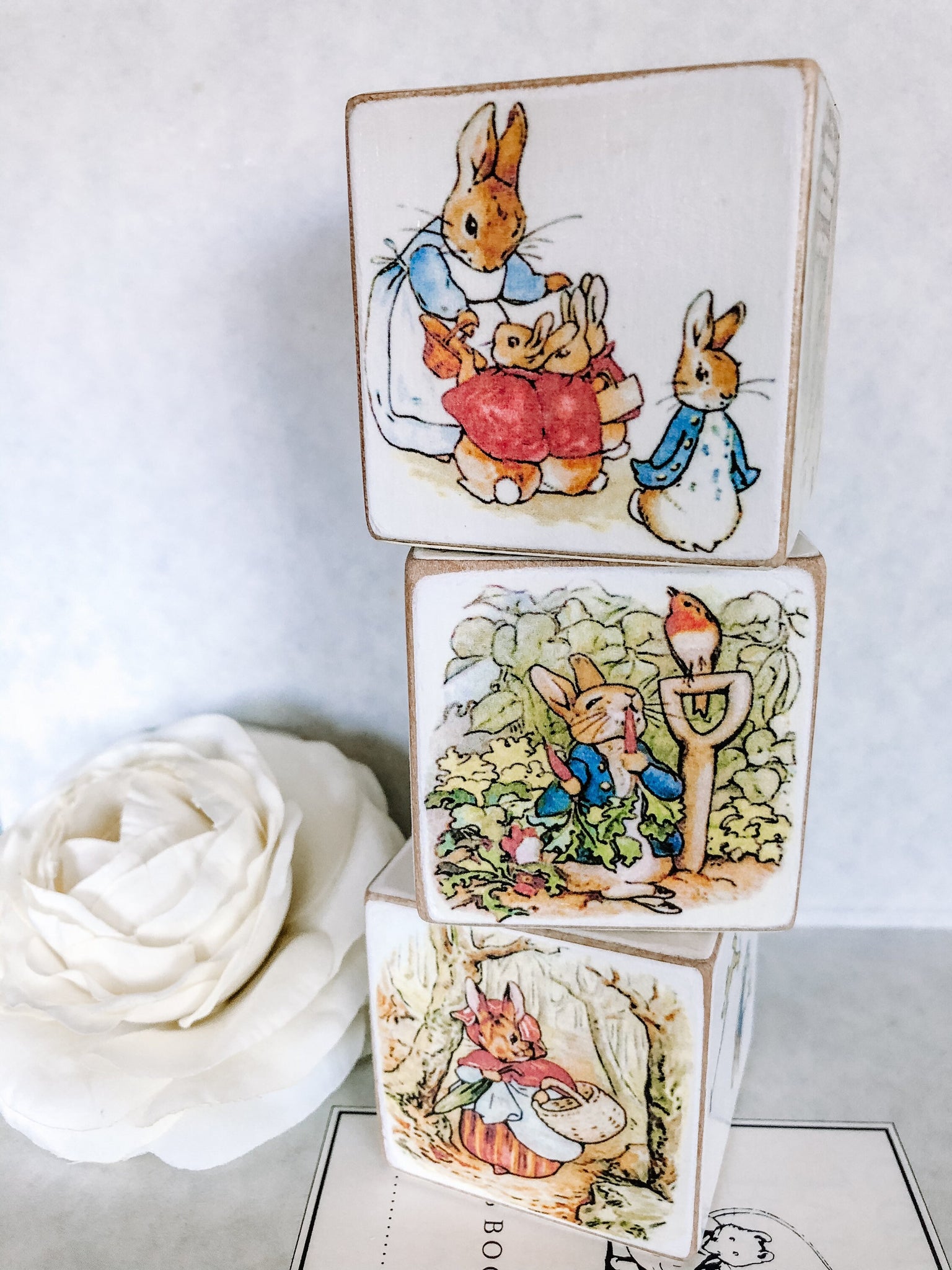 Beatrix potter wooden hot sale blocks