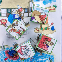 Load image into Gallery viewer, Richard Scarry Wood blocks ~ Storybook Animal Nursery Tales
