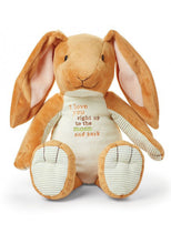 Load image into Gallery viewer, Guess how much I love you Rabbit Plush and Book gift set personalization available
