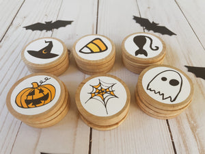 Halloween matching memory game/ Trick or treat / Learning games for kids/ Montessori games