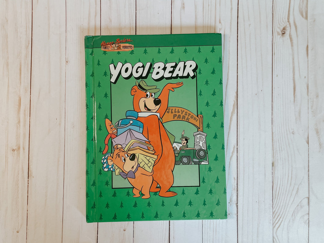 Yogi Bear Jelly Stone park book - 1990 Vintage copy - Hanna Barbera Bear - collectible books