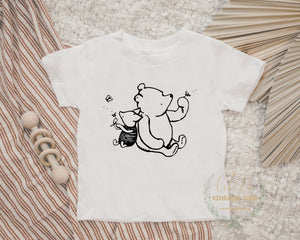 Winnie the Pooh Tshirt - Toddler sizes - Spring and summer T-shirts - Pooh and Piglet