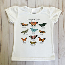 Load image into Gallery viewer, Affirmation Butterfly Top - Girls Tshirt - Empowering Bible Verses for Girls - Tank Top
